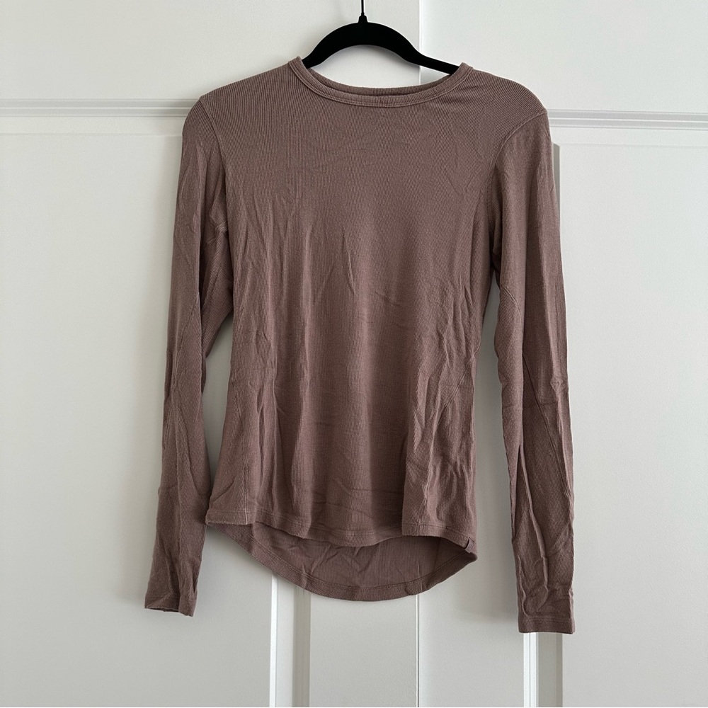 Women's Long Sleeve Top - Brown